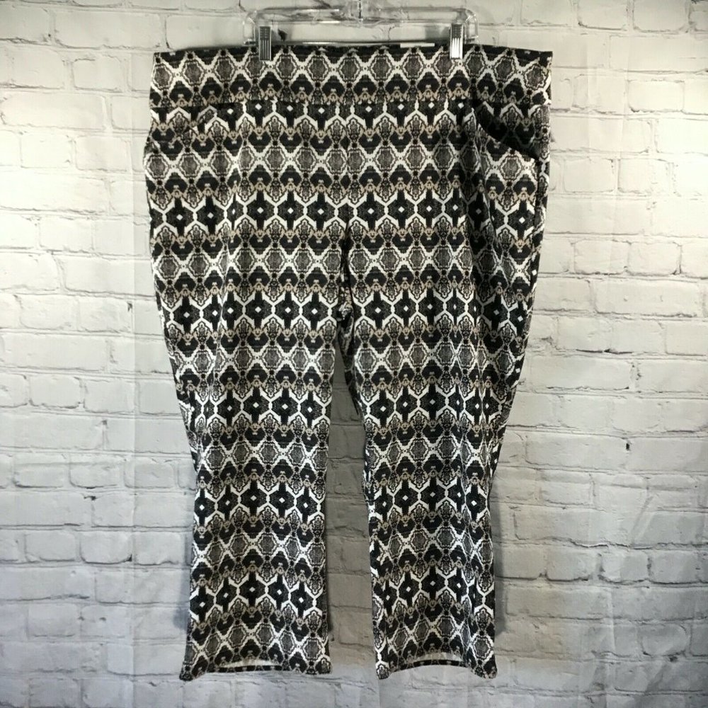 INC International Concepts Womens Skinny Leg Crop Pants Sz 26W